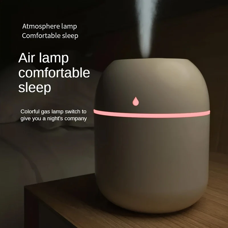 1 stück Tragbarer Mini Cup Sprühnebel-luftbefeuchter Doppel Nasses Aroma Ätherisches Öl Diffusor Auto Usb-luftbefeuchter 220 ml