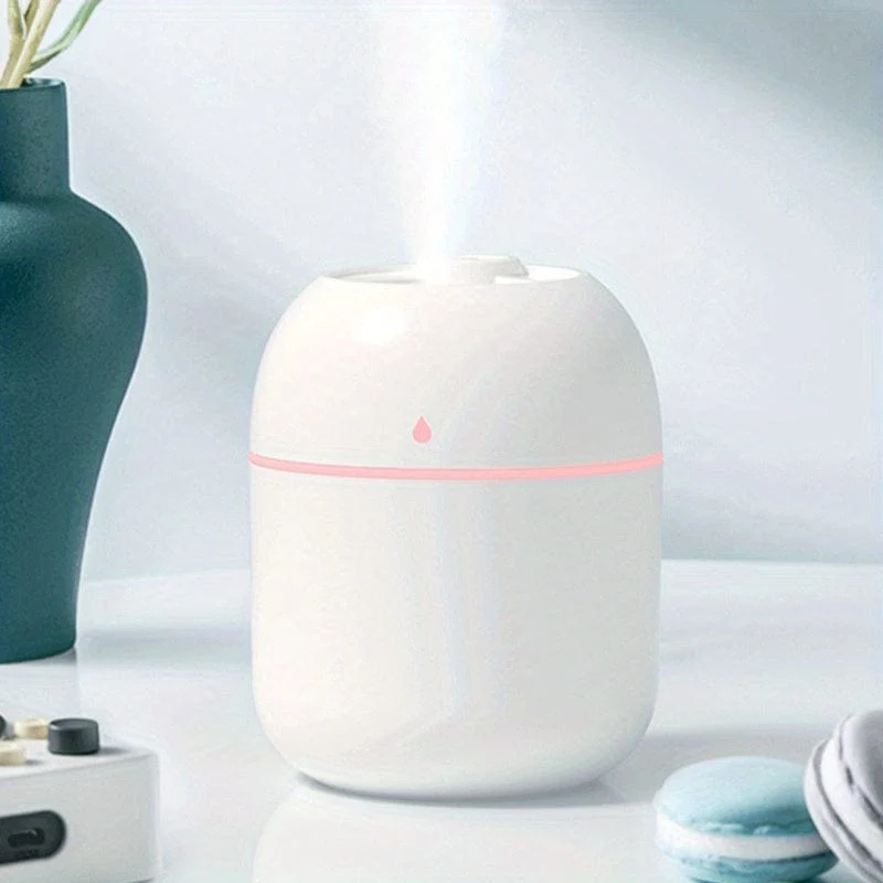 1 stück Tragbarer Mini Cup Sprühnebel-luftbefeuchter Doppel Nasses Aroma Ätherisches Öl Diffusor Auto Usb-luftbefeuchter 220 ml
