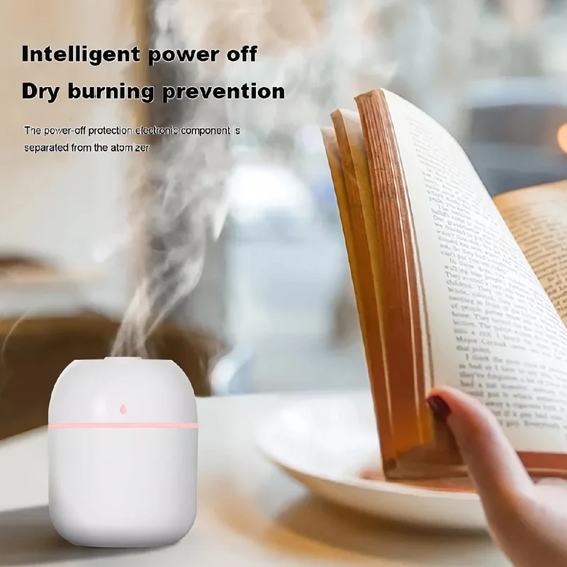 1 stück Tragbarer Mini Cup Sprühnebel-luftbefeuchter Doppel Nasses Aroma Ätherisches Öl Diffusor Auto Usb-luftbefeuchter 220 ml