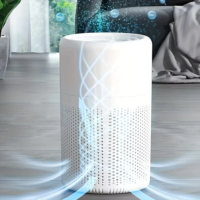 1 Stück, HEPA-Luftreiniger für Zuhause mit duftendem Schwamm, Aktivkohlefilter, desodorierend für Büro, Wohnzimmer, Schlafzimmer, für Raucher, Geruch, Staub, Pollen, Tierhaare, Auto-Lufterfrischer für Schlafzimmer, Büro, Halloween