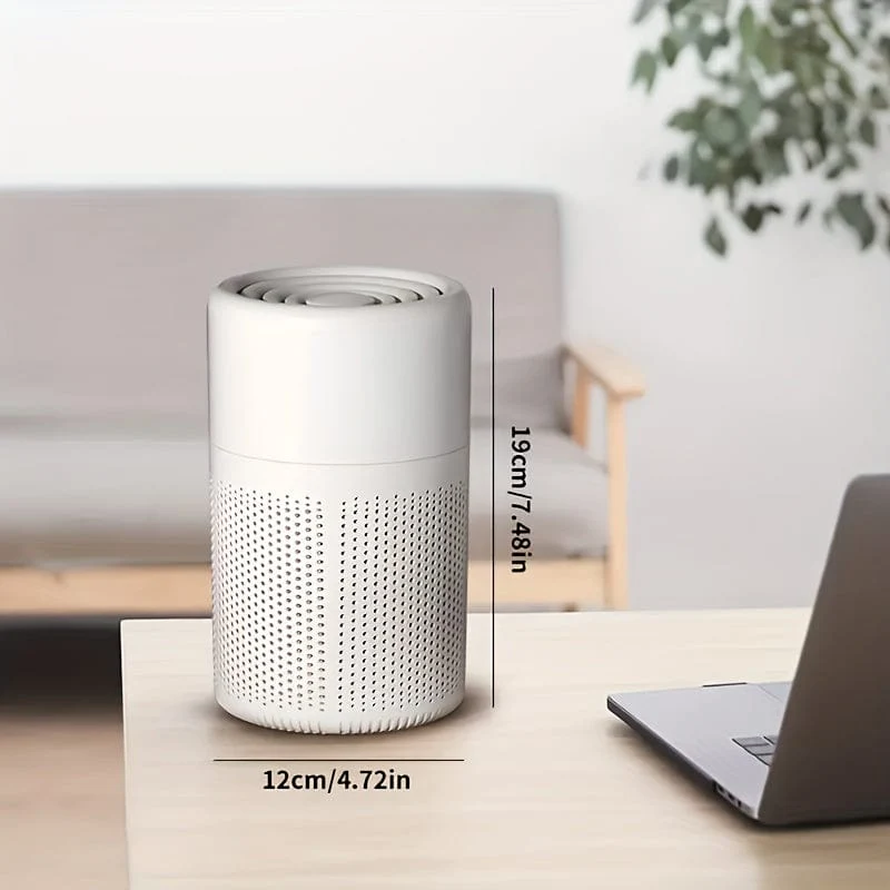 1 Stück, HEPA-Luftreiniger für Zuhause mit duftendem Schwamm, Aktivkohlefilter, desodorierend für Büro, Wohnzimmer, Schlafzimmer, für Raucher, Geruch, Staub, Pollen, Tierhaare, Auto-Lufterfrischer für Schlafzimmer, Büro, Halloween