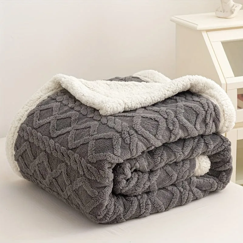 1 Stück Sherpa-Decke, „To My Mother From Son“-Überwurfdecke, warme, gemütliche, weiche Decke für Couch, Bett, Sofa, Büro, Camping