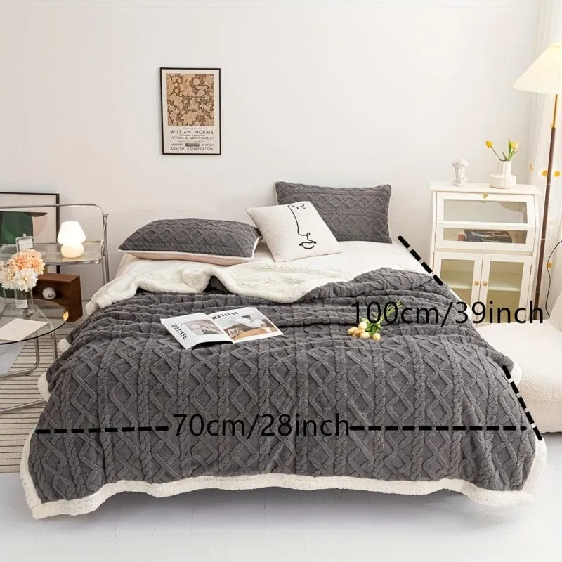 1 Stück Sherpa-Decke, „To My Mother From Son“-Überwurfdecke, warme, gemütliche, weiche Decke für Couch, Bett, Sofa, Büro, Camping