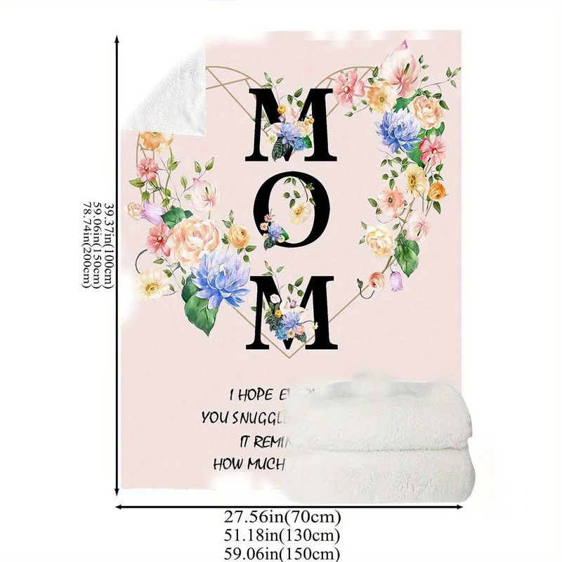 1-teilige Decke „Geschenke für Mama“, Geschenke für Mama von Tochter und Sohn, Geschenke für die beste Mama aller Zeiten, Geburtstagsgeschenke für Mama, Überwurfdecke, „I Love You Mom“-Geschenke, einzigartiges Mama-Geschenk, Geschenke für Mama