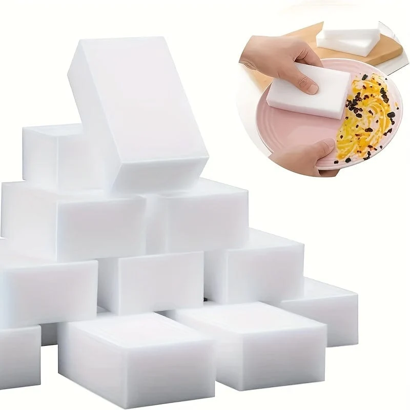 10/30 Packungen Magische Reinigungsschwämme/Radiergummis, multifunktionale Reinigungspads aus hochwertigem Melamin-Schaumstoff (9.98 x 5.99 x 1.98 cm)