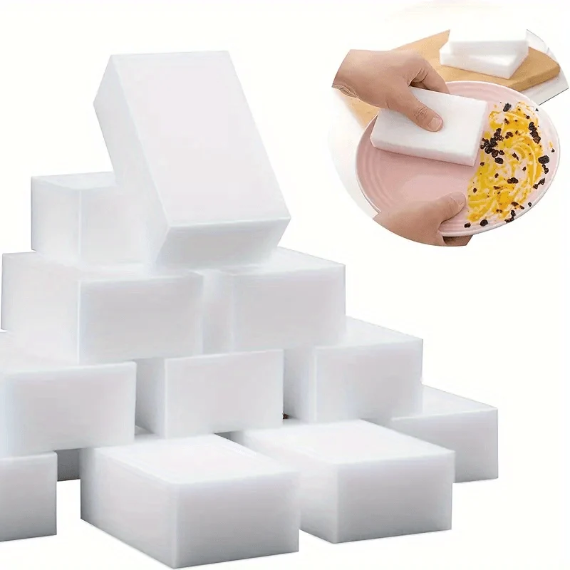10/30 Packungen Magische Reinigungsschwämme/Radiergummis, multifunktionale Reinigungspads aus hochwertigem Melamin-Schaumstoff (9.98 x 5.99 x 1.98 cm)