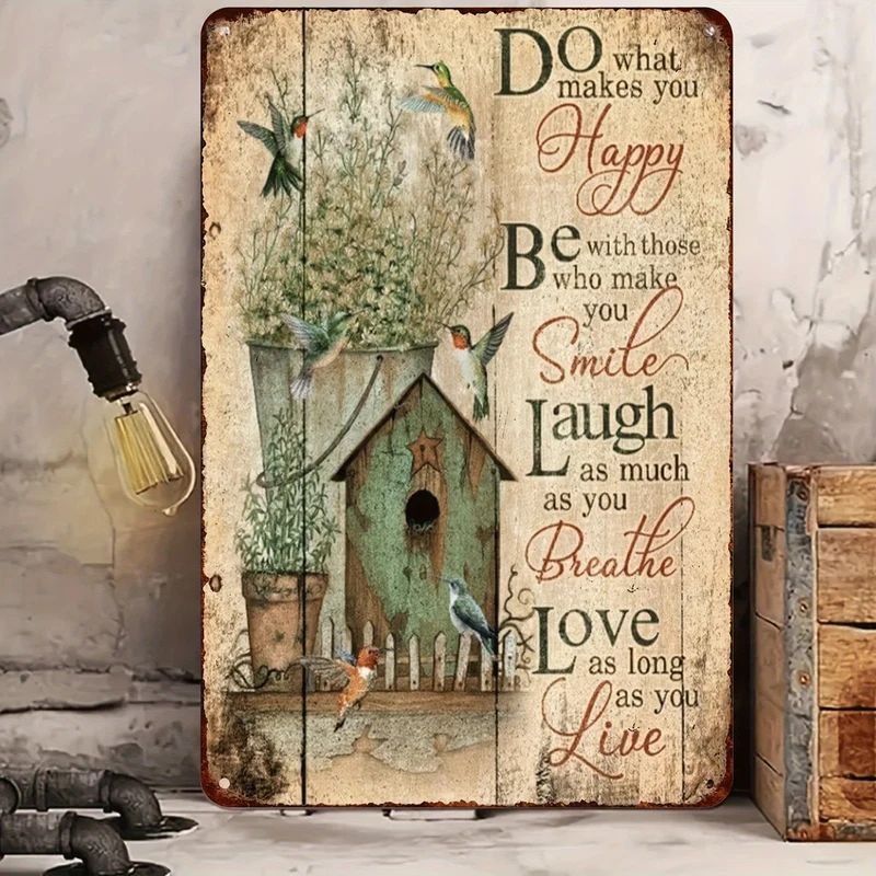 1 Stück, Vintage-Metallblechschild „Gather Here With Grateful Hearts“ (8 x 12 cm), Metallblechschild im Vintage-Stil, Metallblechschild fürs Zimmer, lustige Vintage-Schilder für draußen, Aluminiumschilder für draußen, Schilder für Heimdekoration, Bar-Heimdekoration.