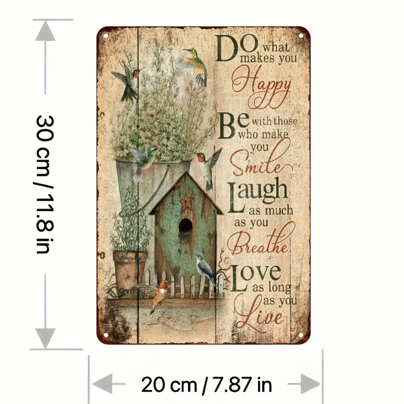 1 Stück, Vintage-Metallblechschild „Gather Here With Grateful Hearts“ (8 x 12 cm), Metallblechschild im Vintage-Stil, Metallblechschild fürs Zimmer, lustige Vintage-Schilder für draußen, Aluminiumschilder für draußen, Schilder für Heimdekoration, Bar-Heimdekoration.