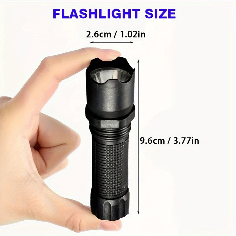 1 Stück LED-UV-Taschenlampe, UV-Taschenlampen, 395 nm Haustier-Urinflecken-Detektorlampe, tragbares Schwarzlicht, USB-betrieben