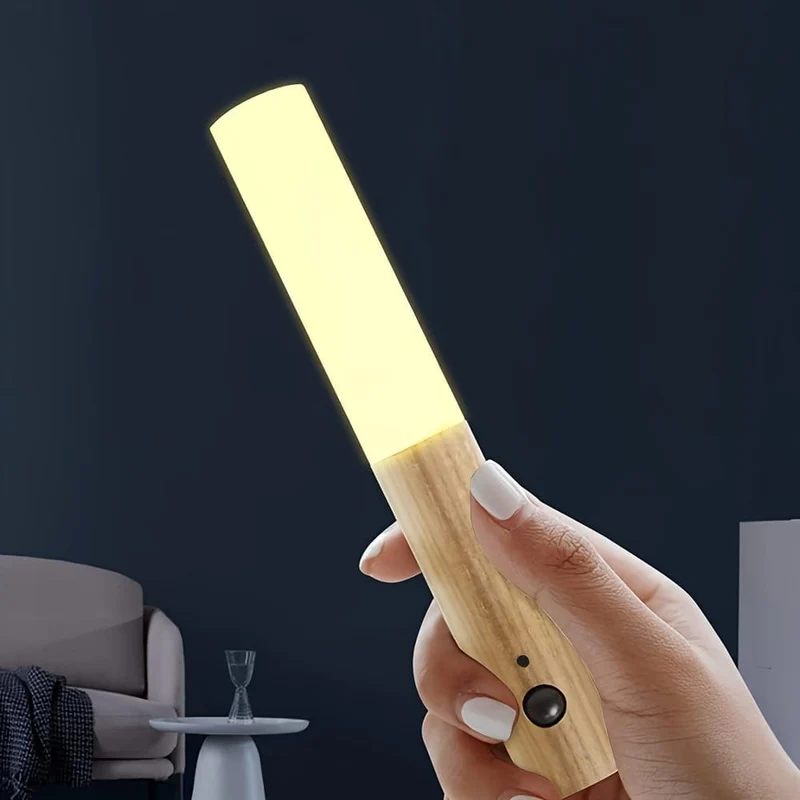 1 Stück Intelligentes Induktions-Nachtlicht für den menschlichen Körper, wiederaufladbare LED-Korridor-Schrank-Wandleuchte, Haushalts-Toiletten-Wand-Induktionslicht, USB-betrieben