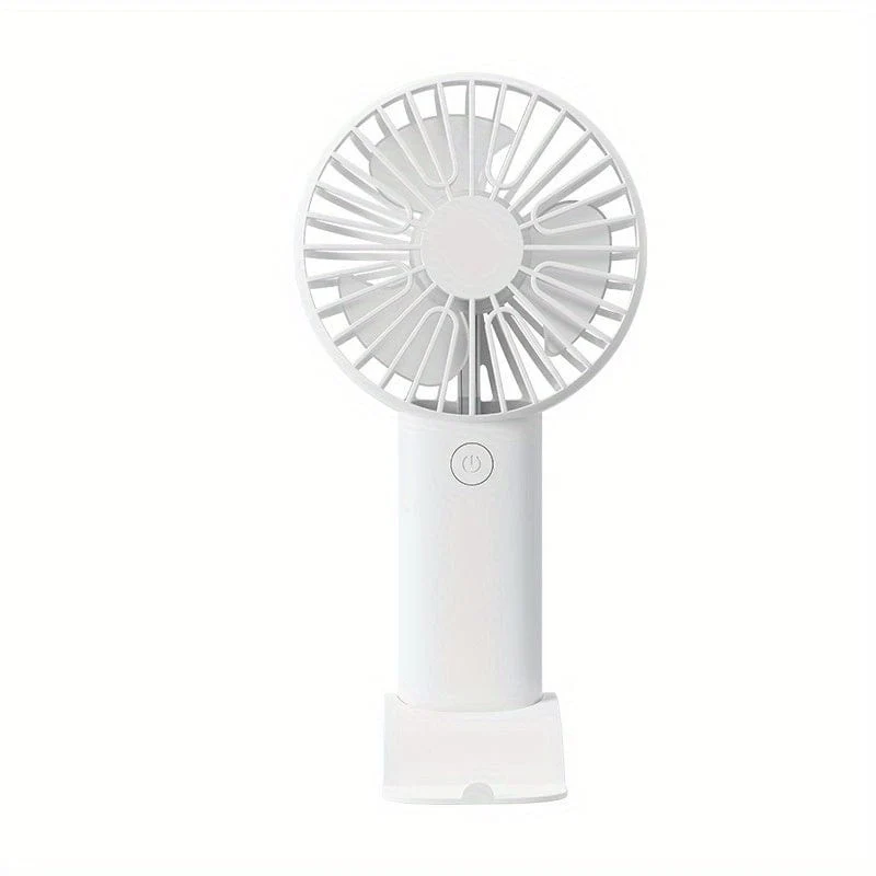1-teiliger USB-Hand-Mini-Ventilator – tragbarer elektrischer Ventilator für Zuhause, Büro und Reisen – wiederaufladbar, batteriebetrieben – leise und leistungsstarke Kühlung