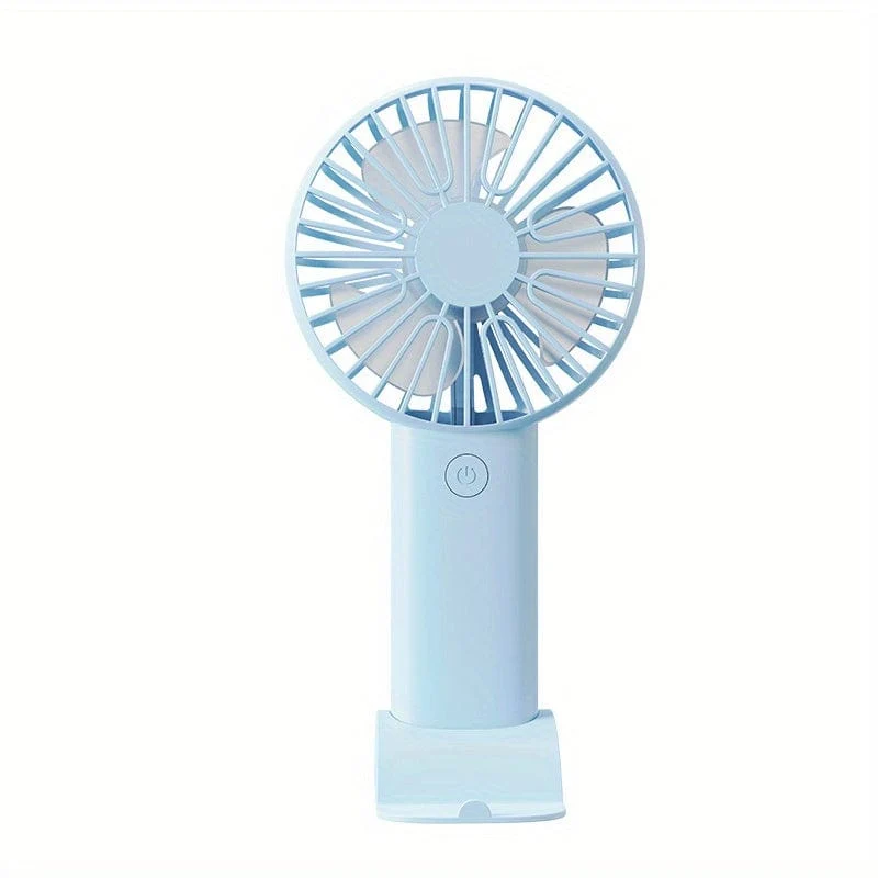 1-teiliger USB-Hand-Mini-Ventilator – tragbarer elektrischer Ventilator für Zuhause, Büro und Reisen – wiederaufladbar, batteriebetrieben – leise und leistungsstarke Kühlung