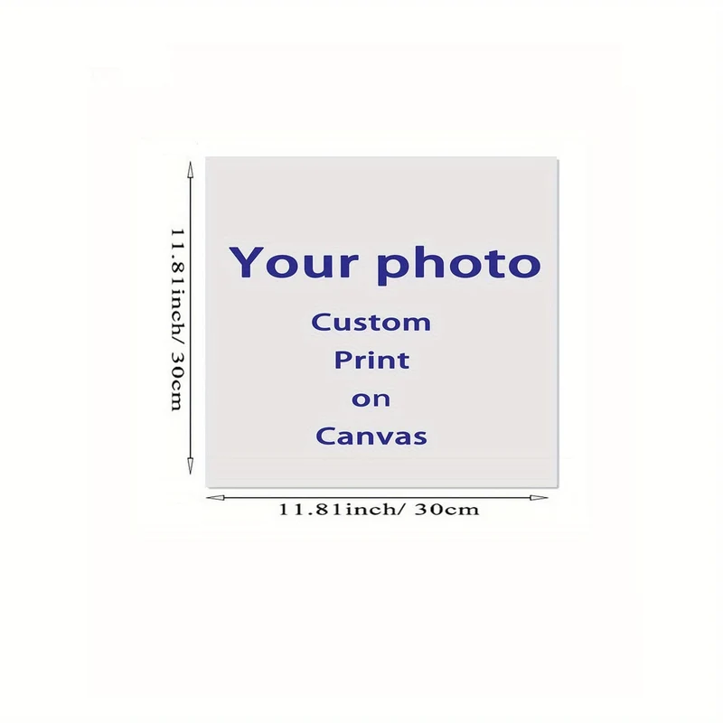Anpassbares, ungerahmtes Poster, personalisiertes Foto auf Leinwand, ideales Geschenk für Schlafzimmer, Wohnzimmer, Flur, Wandkunst, Winterdekoration, Raumdekoration
