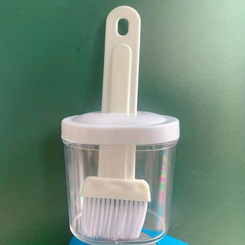 1 stück Ölpinsel Mit Flasche Haushalt Hochtemperaturbeständige Küche Pfannkuchenpinsel Ölpinsel Honigflasche Gewürzflasche Grillpinsel Ölflasche
