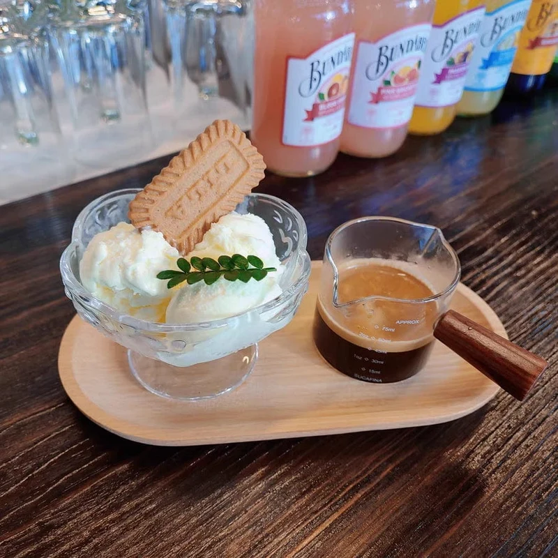 1 Stück Holztablett, Obstteller, Dessertteller aus Holz, Kaffee-Milch-Snack-Holztablett, Kuchenteller, Käseteller, Teetablett aus Holz, Brotteller, Frühstücksteller