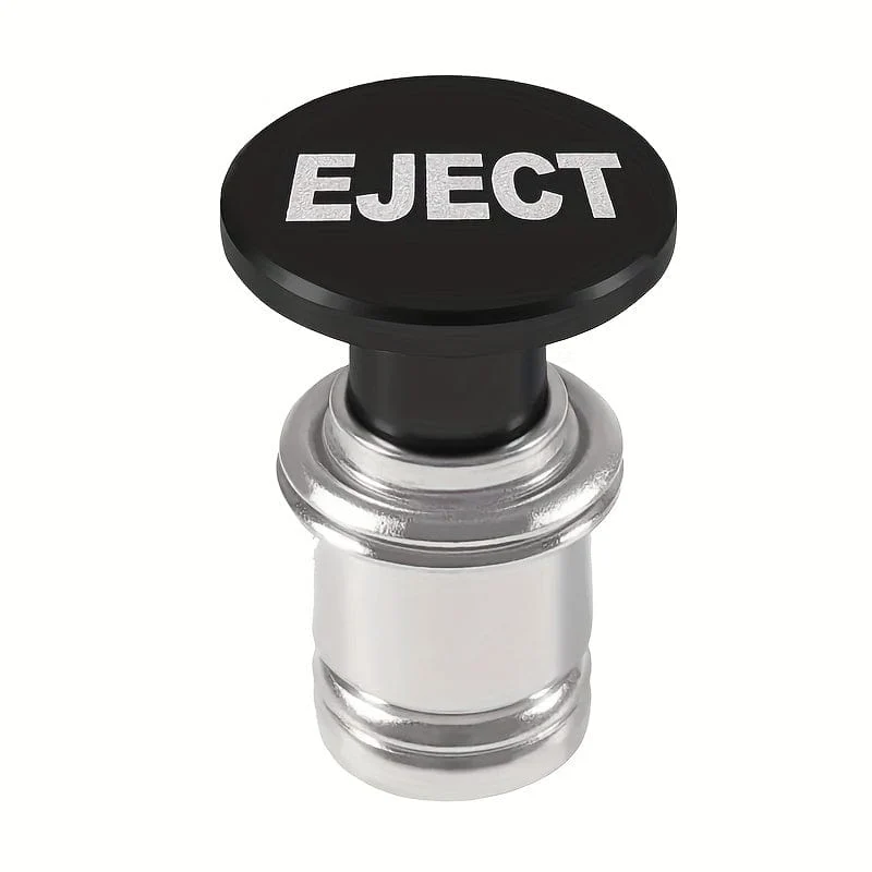 EJECT Fire Missiles Button Auto-Zigarettenanzünder, 12-Volt-Auto-Zigarettenanzünder-Ersatz, Auto-Innendekoration, passend für die meisten Fahrzeuge