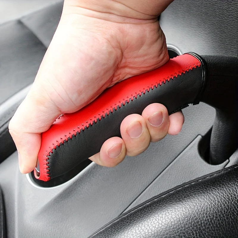 Neues Design, Schutzhülle für Handbremse im Auto, Schutzabdeckung für den Autoinnenraum, Schutzzubehör, Kunstleder