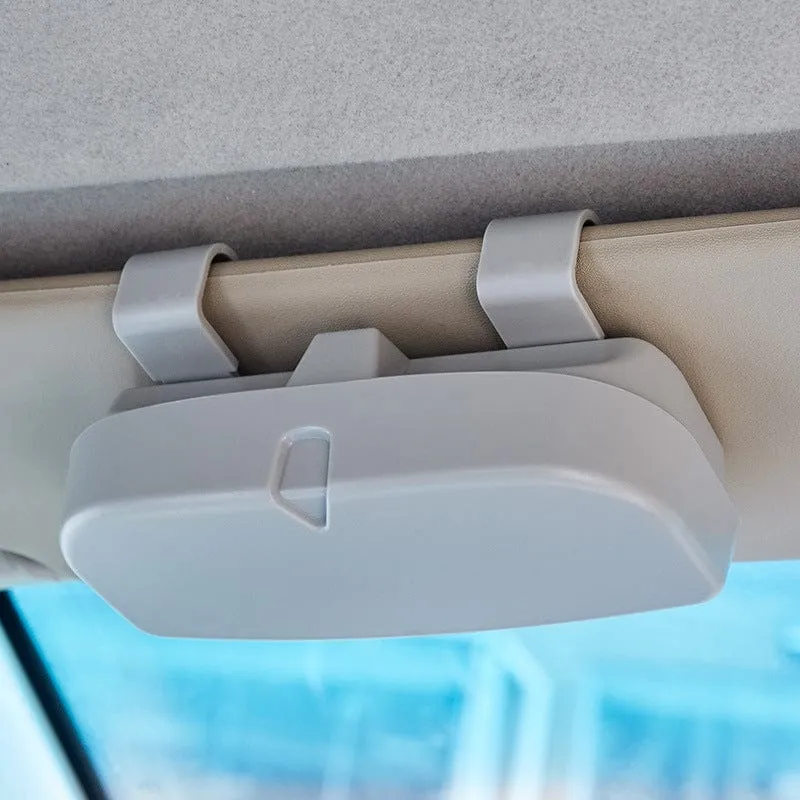 Brillenetui für Sonnenblende im Auto