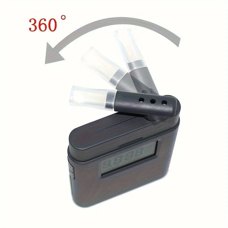 1 Stück professioneller Alkoholtester ohne Batterie, digitaler Alkoholtester, Atemanalysator-Alkoholtest, LCD-Detektor