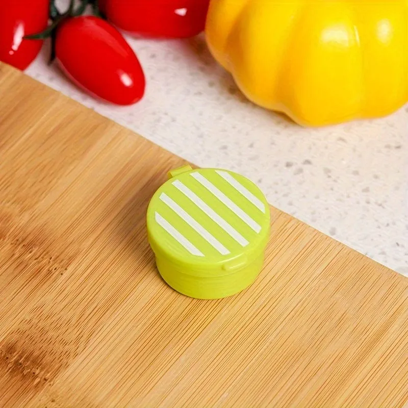 4 Stück, Mini-Sauce-Box, Mini-Ketchup-Flaschen, Gewürzflasche, tragbare Kunststoffbehälter, Flasche für Büro, Lunchbox, Picknick, Öl, Sojasauce, Honig, Salatdressing, Gewürzflasche, Küchenutensilien, Küchenzubehör