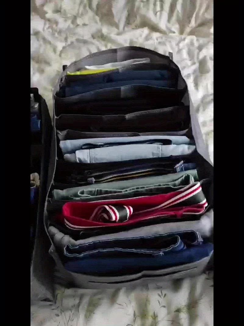 6-teiliger Hosenschubladen-Aufbewahrungskorb mit Gittern, Vlies-Aufbewahrungsbox für Kleidung, Unterwäsche, Handtücher, platzsparender Aufbewahrungsorganisator für Reisen, Zuhause, Wohnheim, Schlafzimmer, Schrank, Kleiderschrank