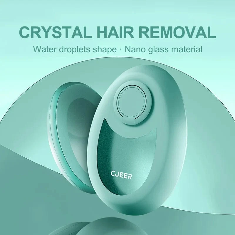 CJEER Verbesserter Kristall-Haarentfernungs-Magiekristall-Haarradierer für Frauen und Männer, physikalisches Peeling-Tool, schmerzloser Haarradierer