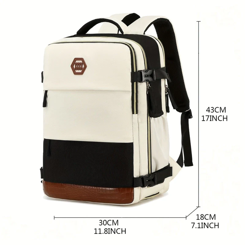 Reiserucksack für Herren, wasserdichter Computer-Rucksack, mit Schuhfach, Computer-Handgepäck-Rucksack