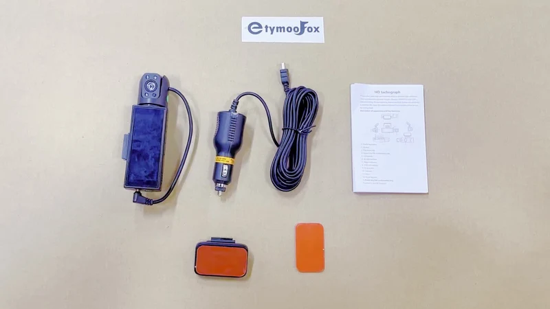 Dash-Kamera vorne und innen, 8.03 cm Dash-Cam 1080P, G-Sensor, HD-Nachtsicht-Loop-Aufnahme, Weitwinkel-Auto-DVR (Position der blauen Fotodiode ist zufällig)