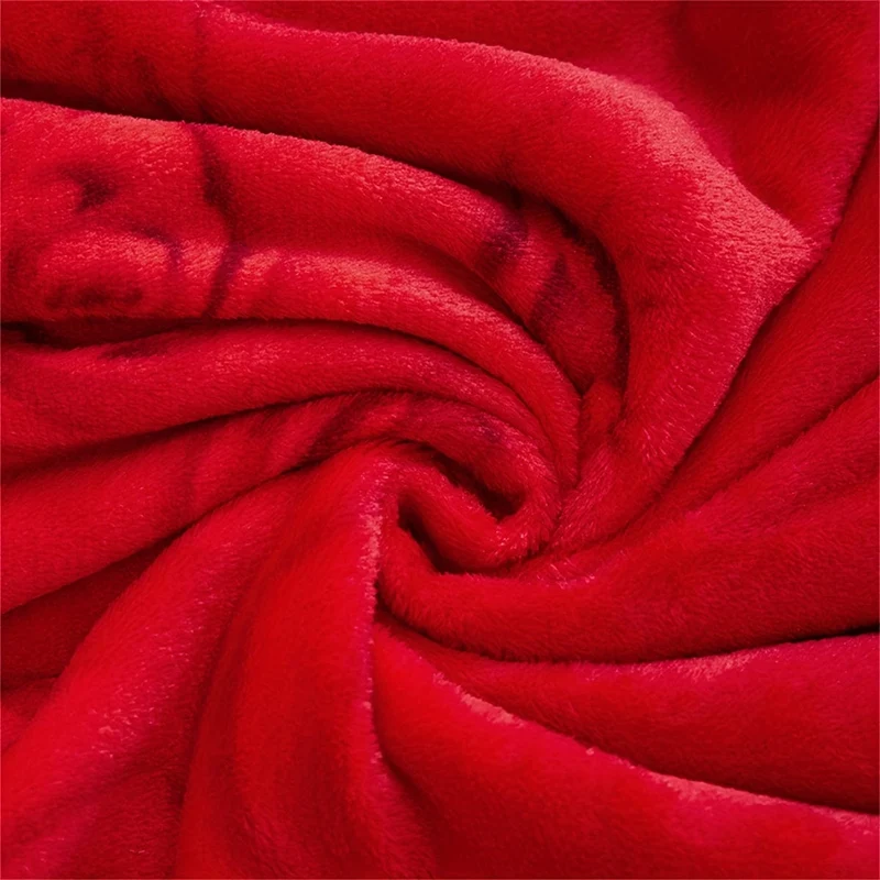 1 Stück Bettdecke mit Rosenmuster, weiche, bequeme Decke für Sofa, Büro, Bett, Camping, Reisen, Valentinstag-Geschenkdecke