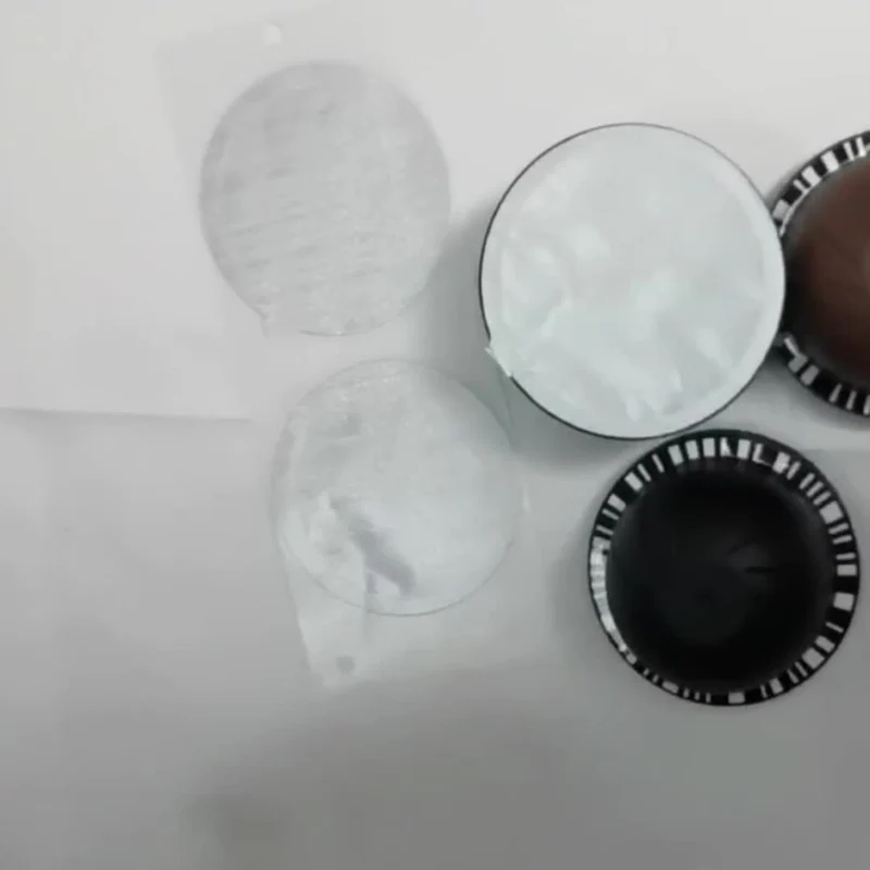 100 Stück/Packung Kaffee-Werkzeuge, nachfüllbare Einweg-Kapseln, Deckel, 59 mm/2.32 Zoll Durchmesser, Aluminium-Dichtungsaufkleber für Nespresso Vertuo Plus automatische Kaffeemaschine