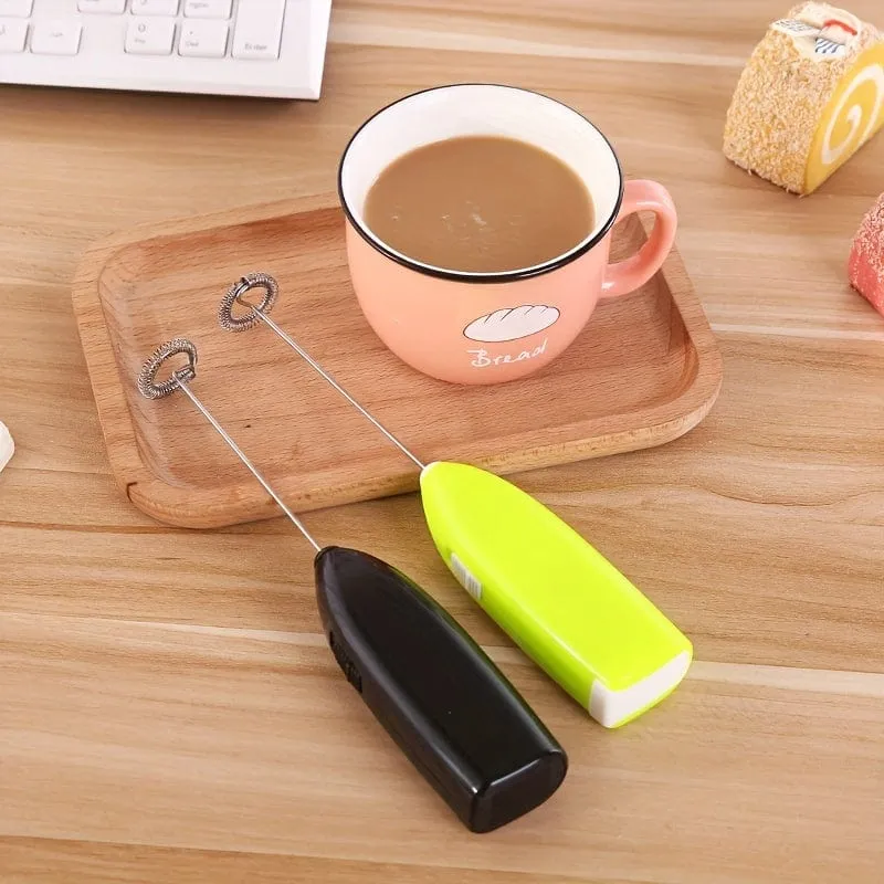 1pc Elektrische Schneebesen Milchaufschäumer Für Kaffee Cappuccino Creamer Rührwerk Küche Zubehör Mini Tragbare Schneebesen Kochen Gadgets