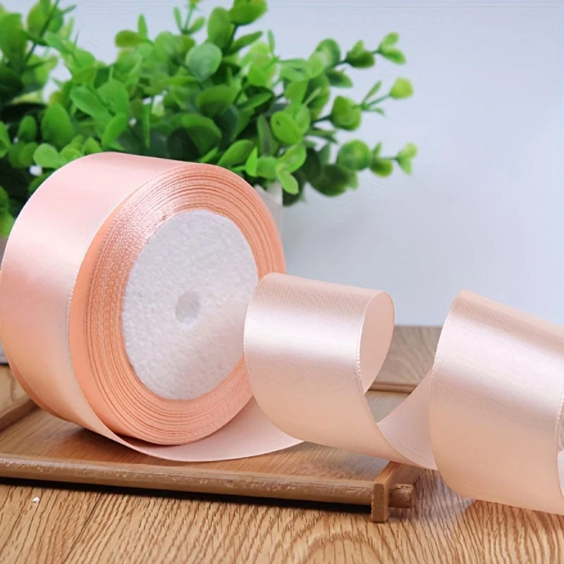 40 mm Seidensatinband zum Basteln, Handarbeit, DIY, Geschenkpapier, Party, Hochzeit, dekorative Blumensträuße, Kuchendekor-Material, kurz, auffällig