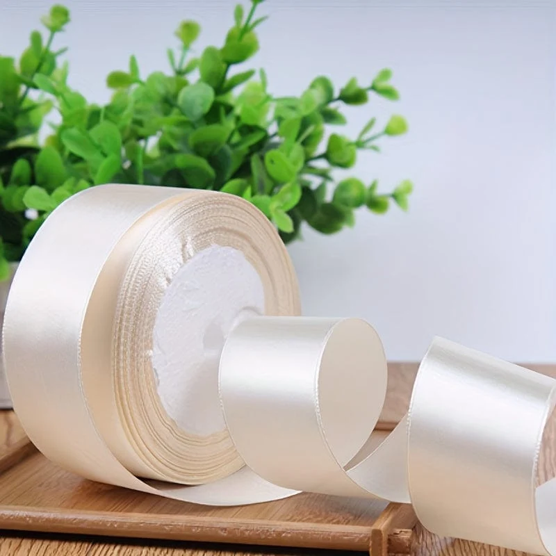 40 mm Seidensatinband zum Basteln, Handarbeit, DIY, Geschenkpapier, Party, Hochzeit, dekorative Blumensträuße, Kuchendekor-Material, kurz, auffällig