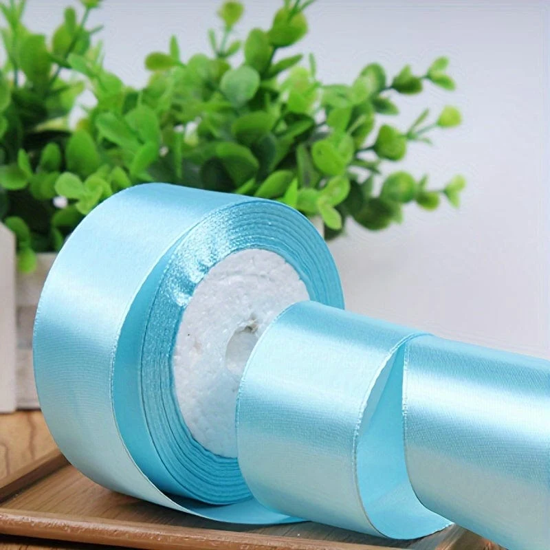 40 mm Seidensatinband zum Basteln, Handarbeit, DIY, Geschenkpapier, Party, Hochzeit, dekorative Blumensträuße, Kuchendekor-Material, kurz, auffällig