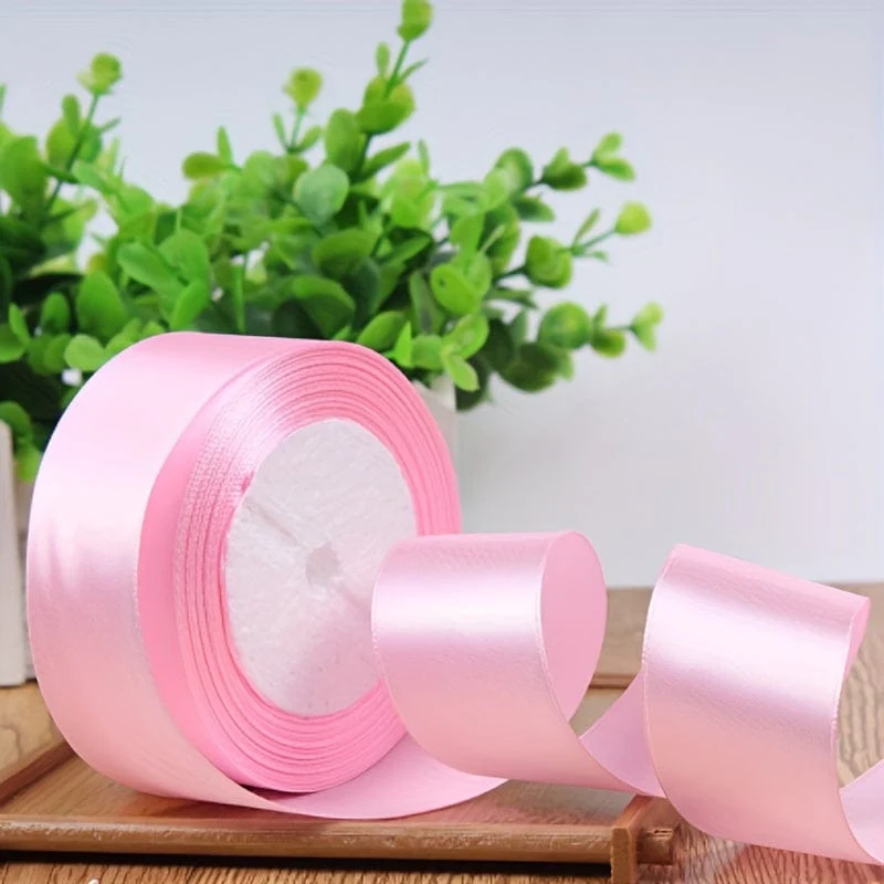 40 mm Seidensatinband zum Basteln, Handarbeit, DIY, Geschenkpapier, Party, Hochzeit, dekorative Blumensträuße, Kuchendekor-Material, kurz, auffällig