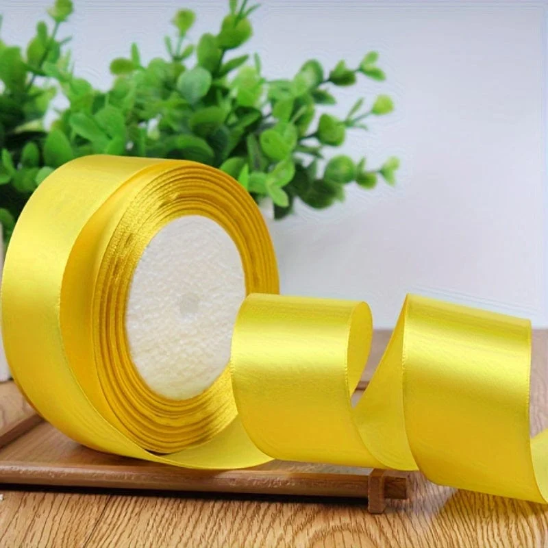 40 mm Seidensatinband zum Basteln, Handarbeit, DIY, Geschenkpapier, Party, Hochzeit, dekorative Blumensträuße, Kuchendekor-Material, kurz, auffällig