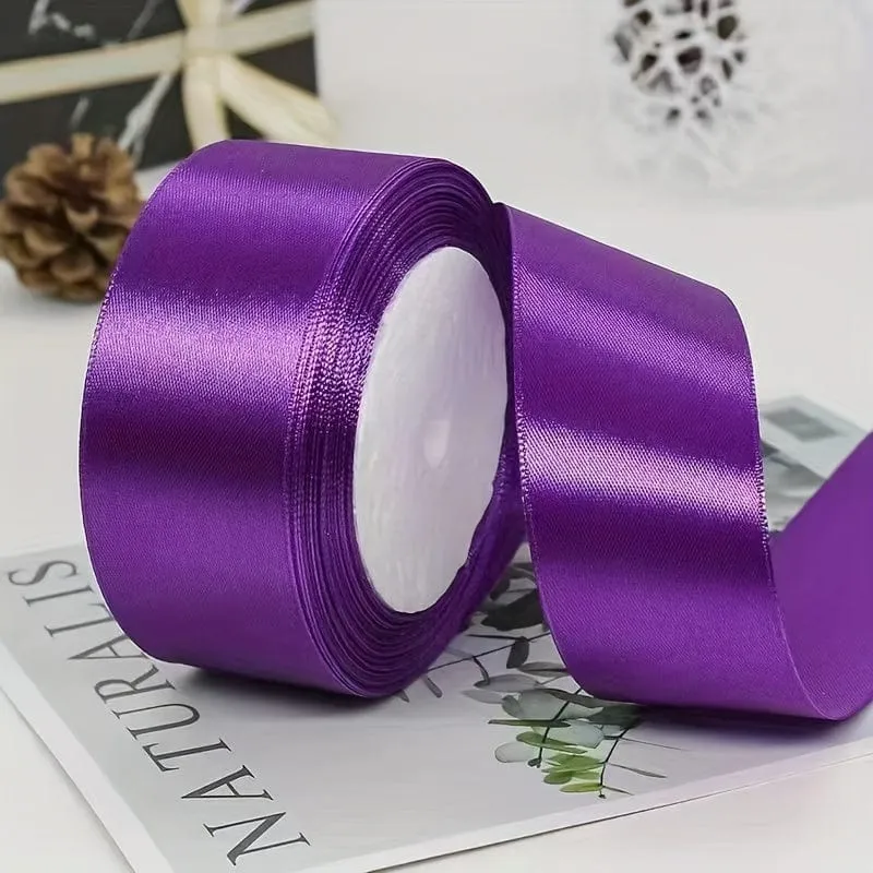 40 mm Seidensatinband zum Basteln, Handarbeit, DIY, Geschenkpapier, Party, Hochzeit, dekorative Blumensträuße, Kuchendekor-Material, kurz, auffällig