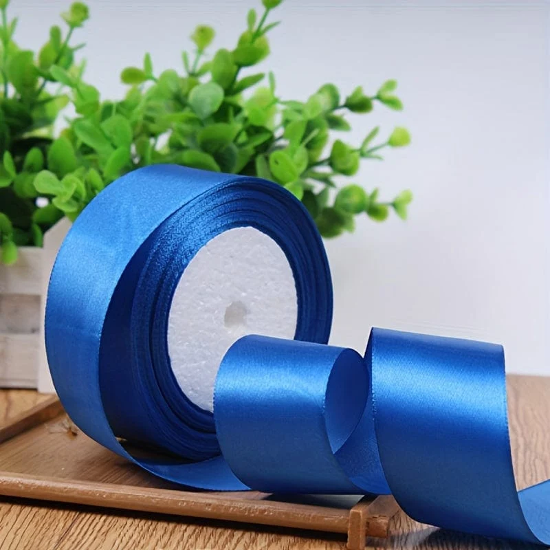 40 mm Seidensatinband zum Basteln, Handarbeit, DIY, Geschenkpapier, Party, Hochzeit, dekorative Blumensträuße, Kuchendekor-Material, kurz, auffällig