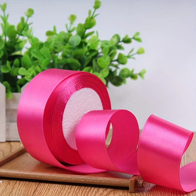 40 mm Seidensatinband zum Basteln, Handarbeit, DIY, Geschenkpapier, Party, Hochzeit, dekorative Blumensträuße, Kuchendekor-Material, kurz, auffällig