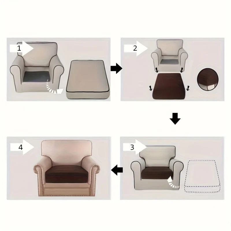 Wasserdichter Jacquard-Sofabezug mit großem Blatt-Design, einziehbar, waschbar, langlebig, elastisch, für alle Jahreszeiten, universeller Möbelschutz für moderne Heimdekoration