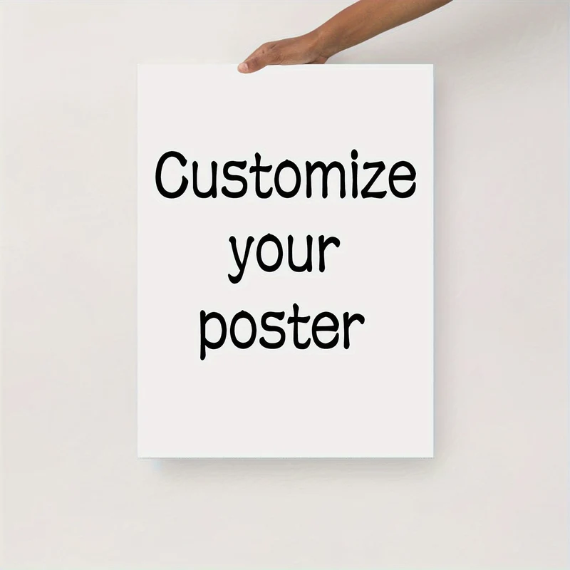 1 Stück anpassbares ungerahmtes Leinwandposter, personalisiertes individuelles Foto-Leinwandposter, teilen Sie Ihre schönsten Erinnerungen und wertvollsten Momente, perfektes Geschenk für Freunde und Familie, Wandkunst, Heimdekoration