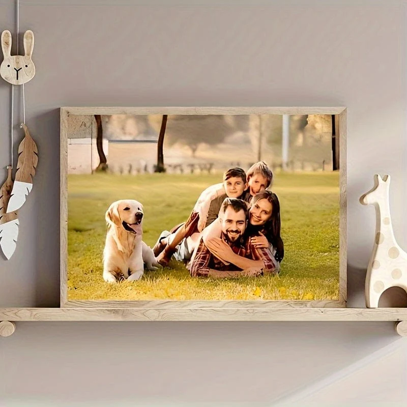 1 Stück anpassbares ungerahmtes Leinwandposter, personalisiertes individuelles Foto-Leinwandposter, teilen Sie Ihre schönsten Erinnerungen und wertvollsten Momente, perfektes Geschenk für Freunde und Familie, Wandkunst, Heimdekoration