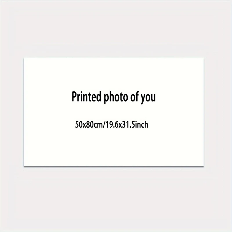 1 Stück anpassbares ungerahmtes Leinwandposter, personalisiertes individuelles Foto-Leinwandposter, teilen Sie Ihre schönsten Erinnerungen und wertvollsten Momente, perfektes Geschenk für Freunde und Familie, Wandkunst, Heimdekoration