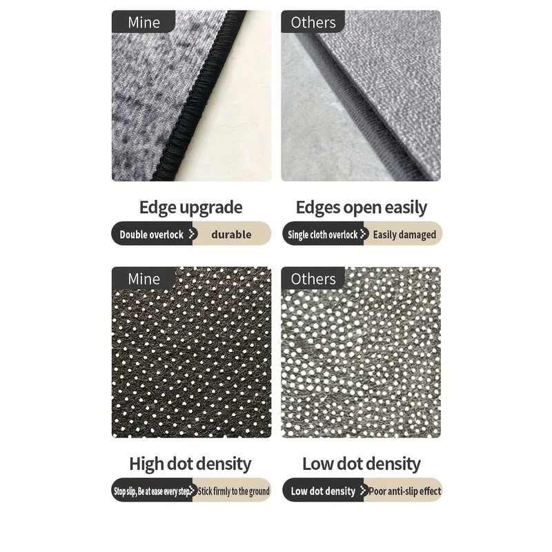 1 Stück, saugfähiger Vintage-Teppich, rutschfester, ermüdungsfreier, zotteliger Bodenteppich, schnell trocknender, maschinenwaschbarer Teppich, Willkommens-Fußmatte für den Eingangsbereich, Wohnzimmer, Schlafzimmer, Badezimmer, Spielzimmer, Schlafsaal, Teppich, Raumdekoration