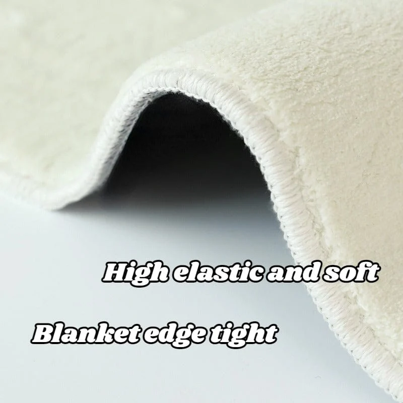 1 Stück unregelmäßiger Fragezeichen-Würfel-Dekorationsteppich, Schlafzimmer-Nachttisch-Plüsch-Bodenmatte, großer Wohnzimmer-Teppich, modischer Garderoben-Flauschteppich, Weihnachtsgeschenk