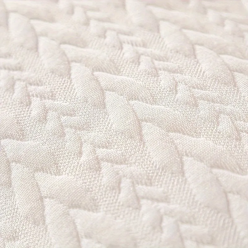 1 Stück bequemes und stützendes Bettkissen mit Netzrand und Weizenohrgitter-Design zur Unterstützung von Nacken und Schulter – perfekt für Gästezimmer und Heimdekoration