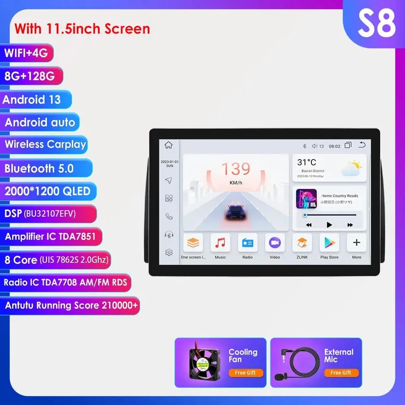 8GB 128GB Android 12 Auto-Multimedia-Player 9 Zoll Navigation Für BMW E39 E53 M5 1995-2003 radio Stereo BT GPS Wifi DSP SWC AM FM