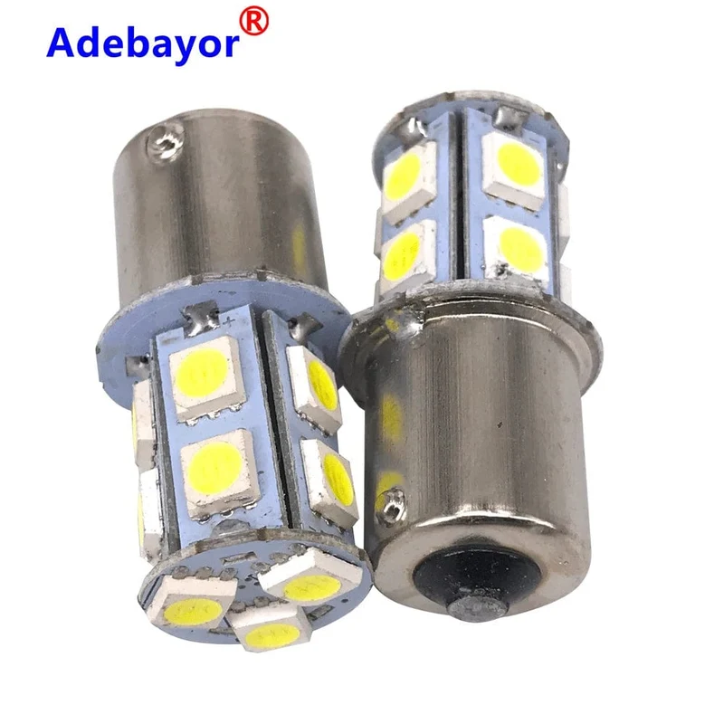 100x 24v oder 12v 1156 Ba15s P21w 13 Smd 5050 13 Led 13smd Bremse Rücklicht Glühbirne Lampe Auto Led Auto Glühbirne Licht Adebayor