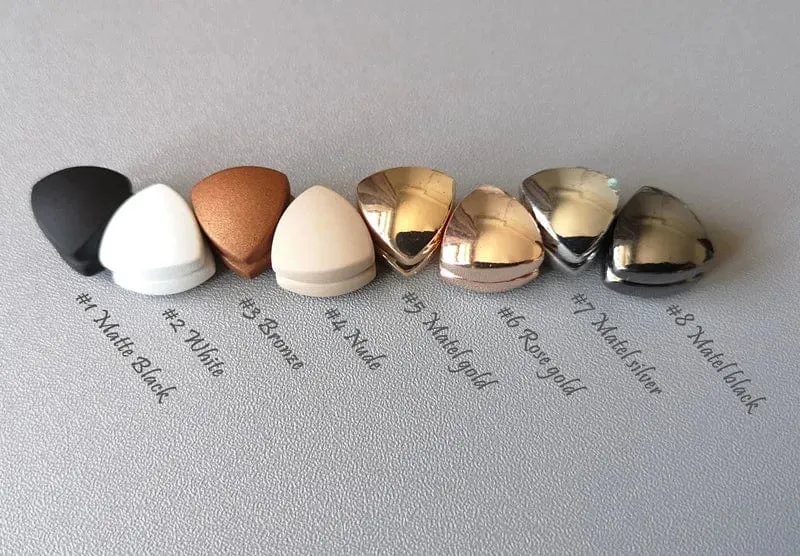 Premium 1 Paar Dreieck starker Magnet Hijabs Clip Zubehör muslimische Frauen Sicherheit kein Loch feste Turban Schal Pins Broschen