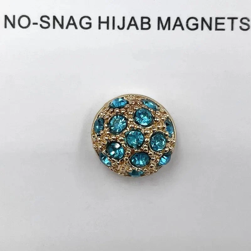 Premium 1 Paar Dreieck starker Magnet Hijabs Clip Zubehör muslimische Frauen Sicherheit kein Loch feste Turban Schal Pins Broschen